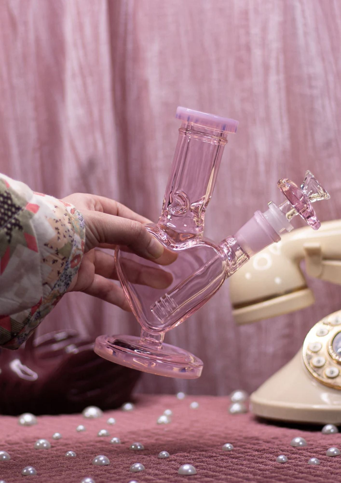 Lil Pink Glass Bong