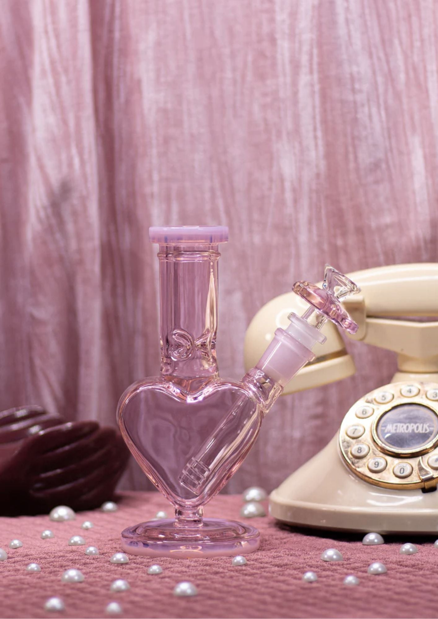 Lil Pink Glass Bong