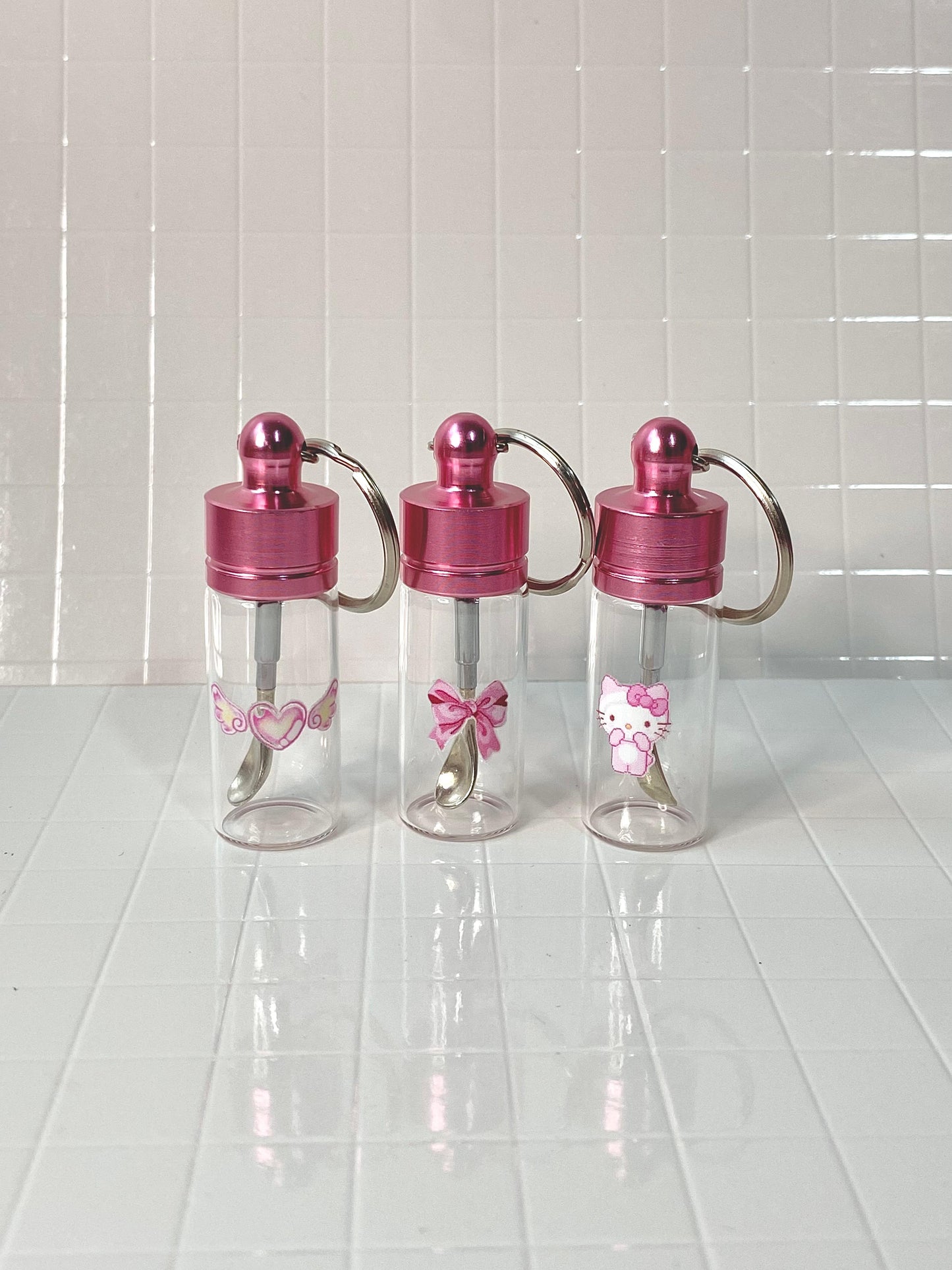 Girly Container & Spoon