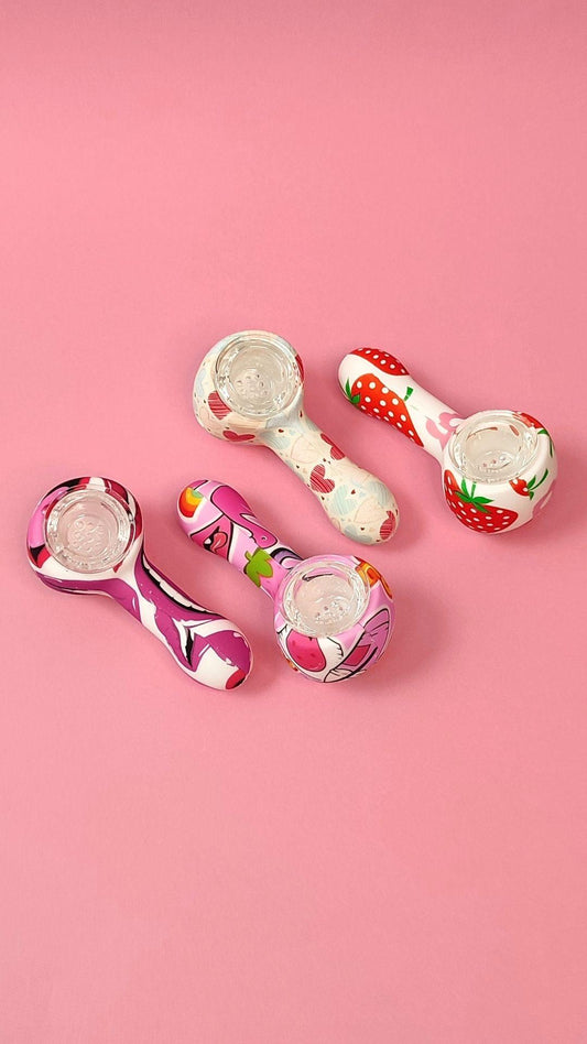 Girly Silicone Pipe (random)