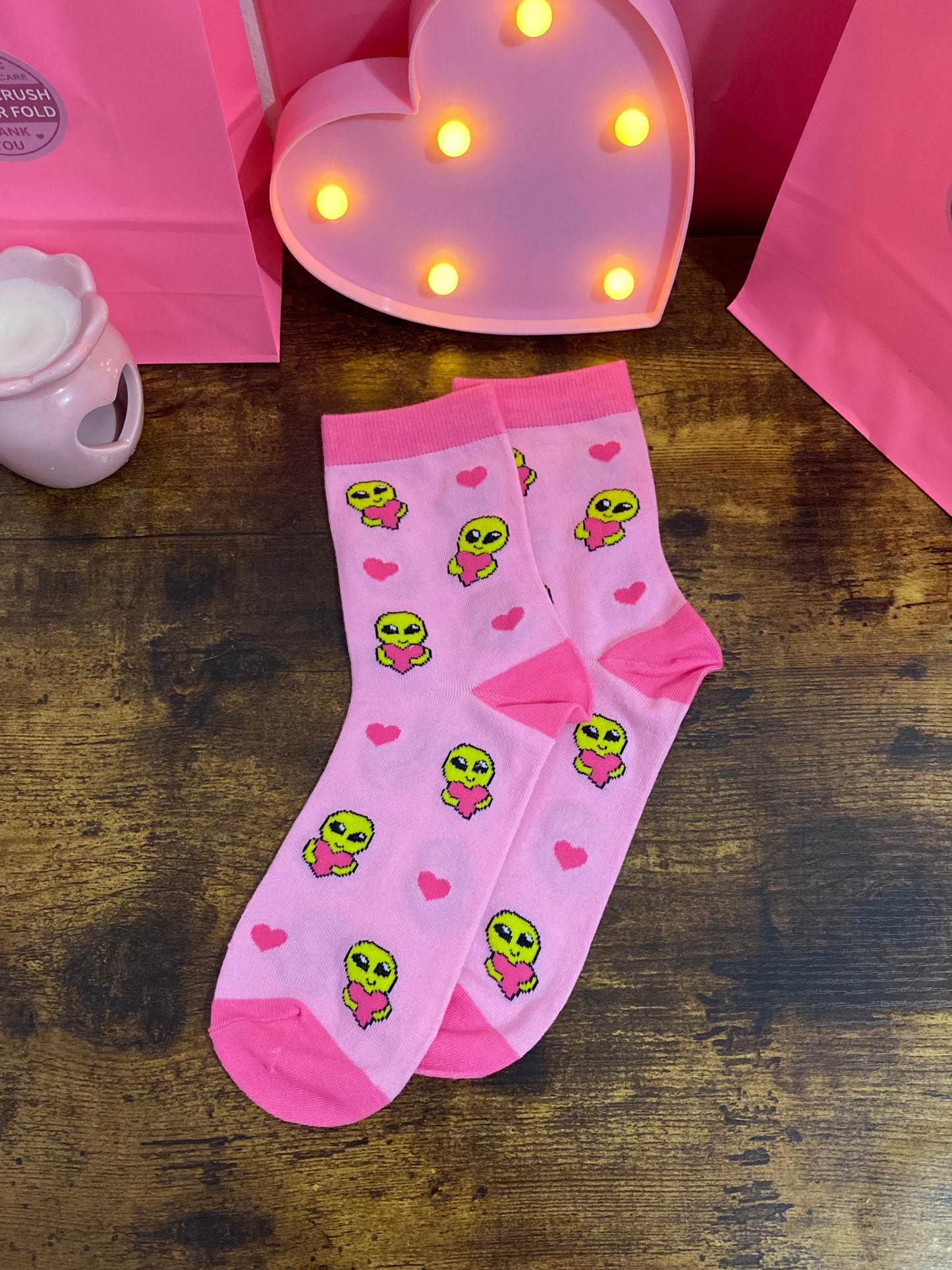 'Cute Alien' Socks