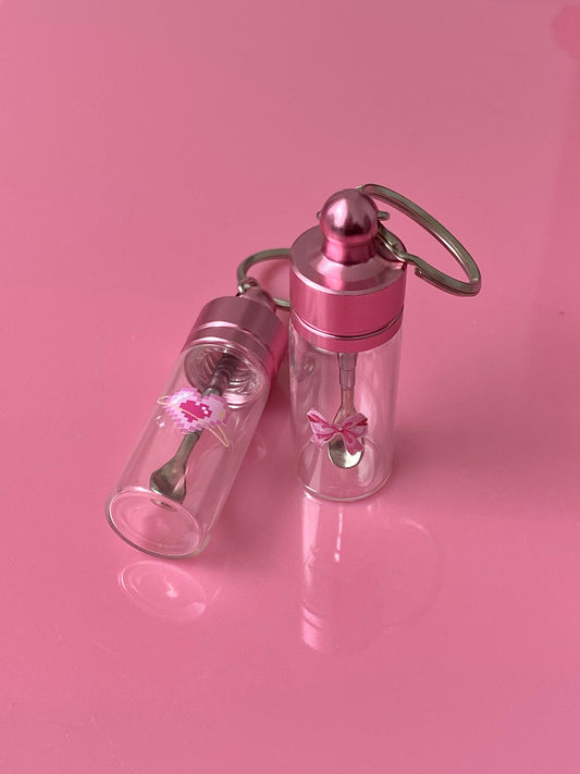 Girly Container & Spoon